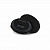 shine-systems-black-wool-pad---polirovalnyy-krug-iz-chernogo-meha-130-mm